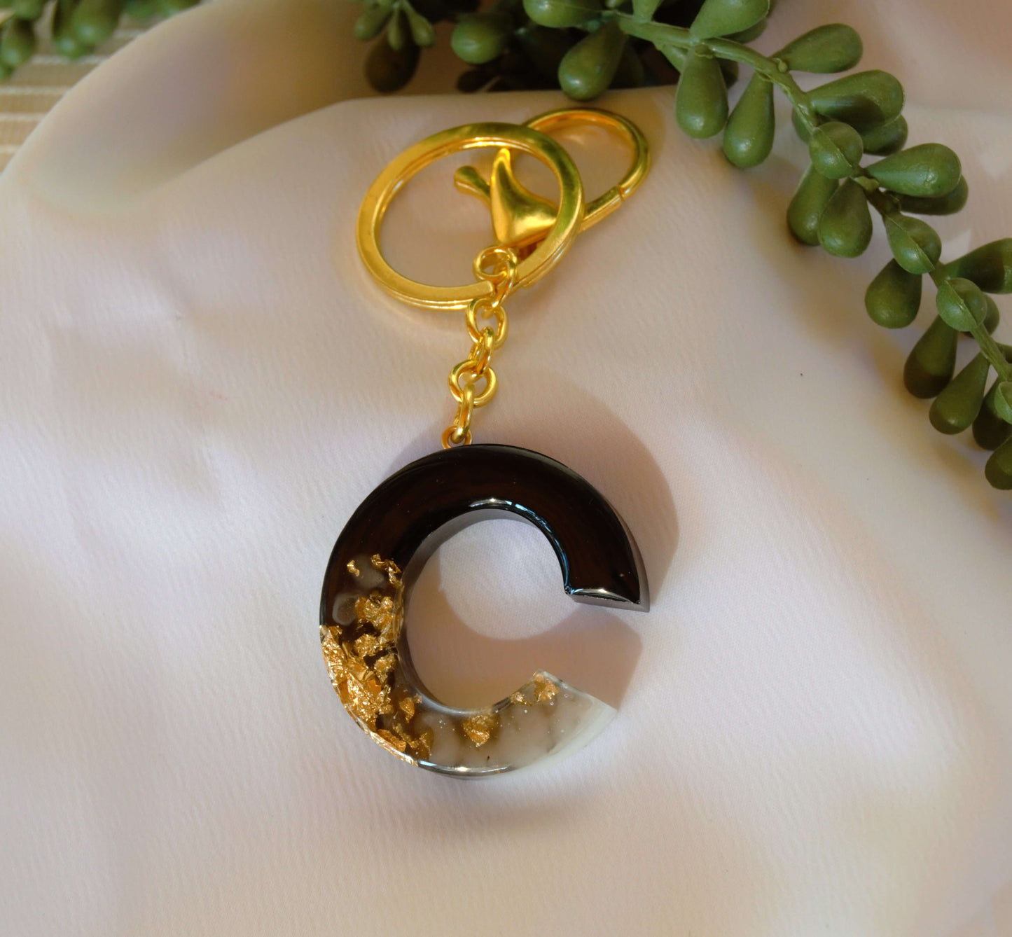 Llavero Blanco y Negro